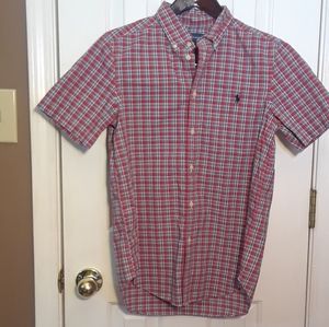 NWOT L 14 16 POLO RALPH LAUREN BOYS S/S SHIRT